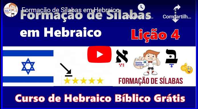Formar Sílabas em Hebraico