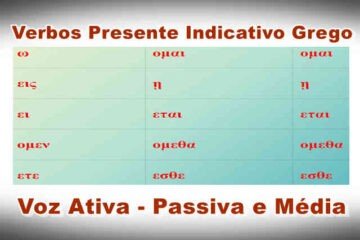 Verbos Presente Indicativo Grego