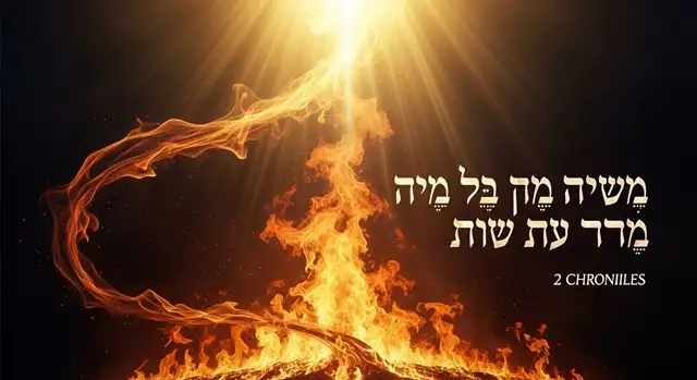 2Crônicas 7 Hebraico com áudio e ARC
