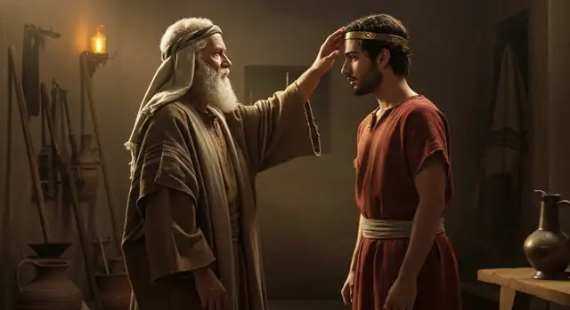 1Samuel 12 Hebraico com Áudio e ARC