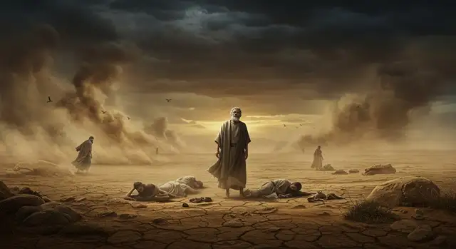 Jó 34 Hebraico com Áudio e ARC