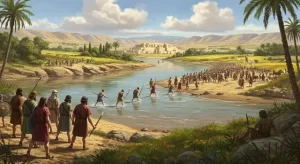 Josué 4 Hebraico com Áudio + a versão Almeida