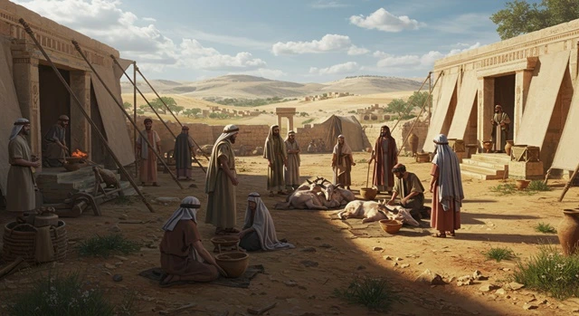 Levítico 9 Hebraico com Áudio – ARC + a versão Almeida