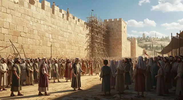 Neemias 13 Hebraico com Áudio e ARC