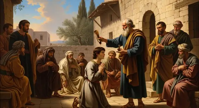 1Crônicas 11 Hebraico com áudio e ARC