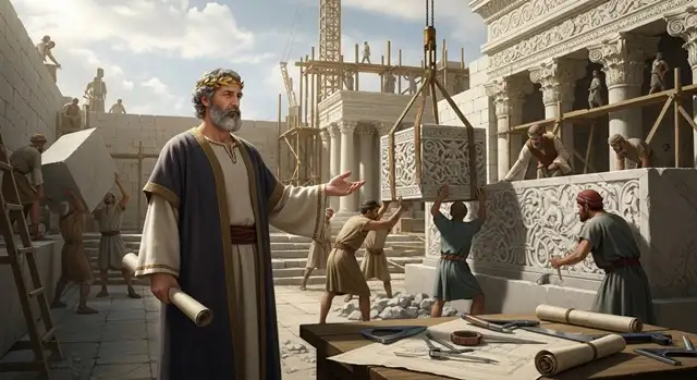 1Crônicas 22 Hebraico com áudio e ARC