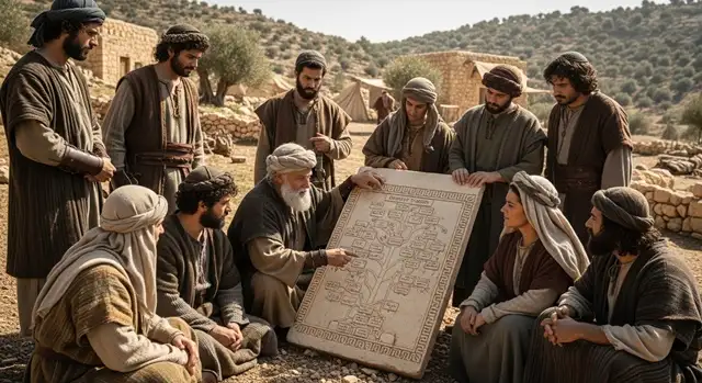 1Crônicas 6 Hebraico com áudio e ARC