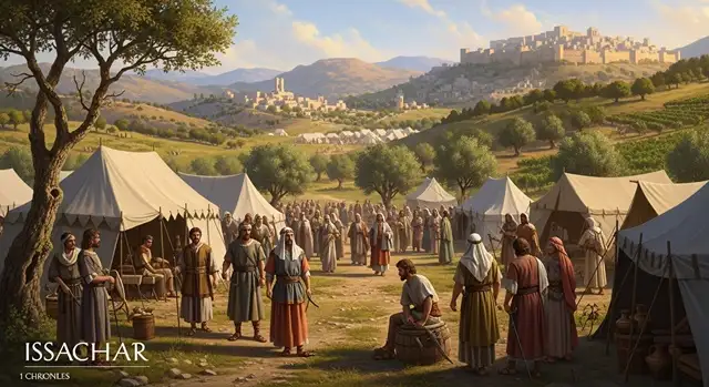 1Crônicas 7 Hebraico com áudio e ARC