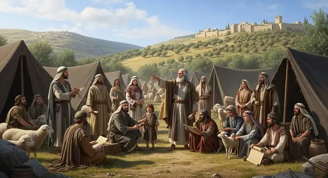 1Crônicas 8 Hebraico com áudio e ARC