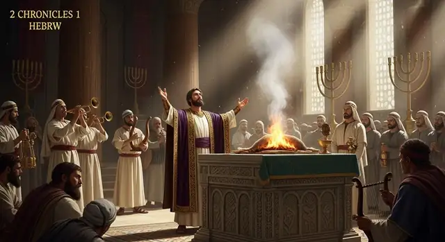 2Crônicas 1 Hebraico com áudio e ARC