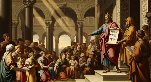 2Crônicas 17 Hebraico com áudio e ARC