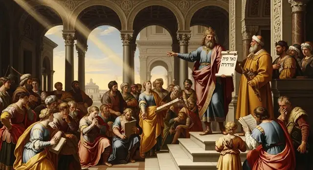 2Crônicas 18 Hebraico com áudio e ARC