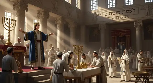 2Crônicas 29 Hebraico com áudio e ARC